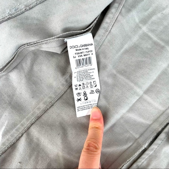 Dolce & Gabbana light grey cotton jacket - Picture 4 of 4